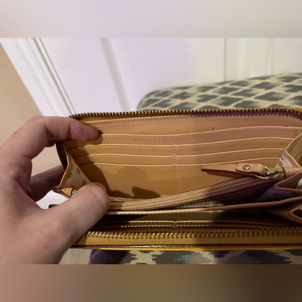 EUC Kate Spade Yellow Women's Continental Wallet - Picture 7 of 12